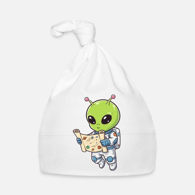 Astronaute extraterrestre avec carte Bonnet bio Bébé