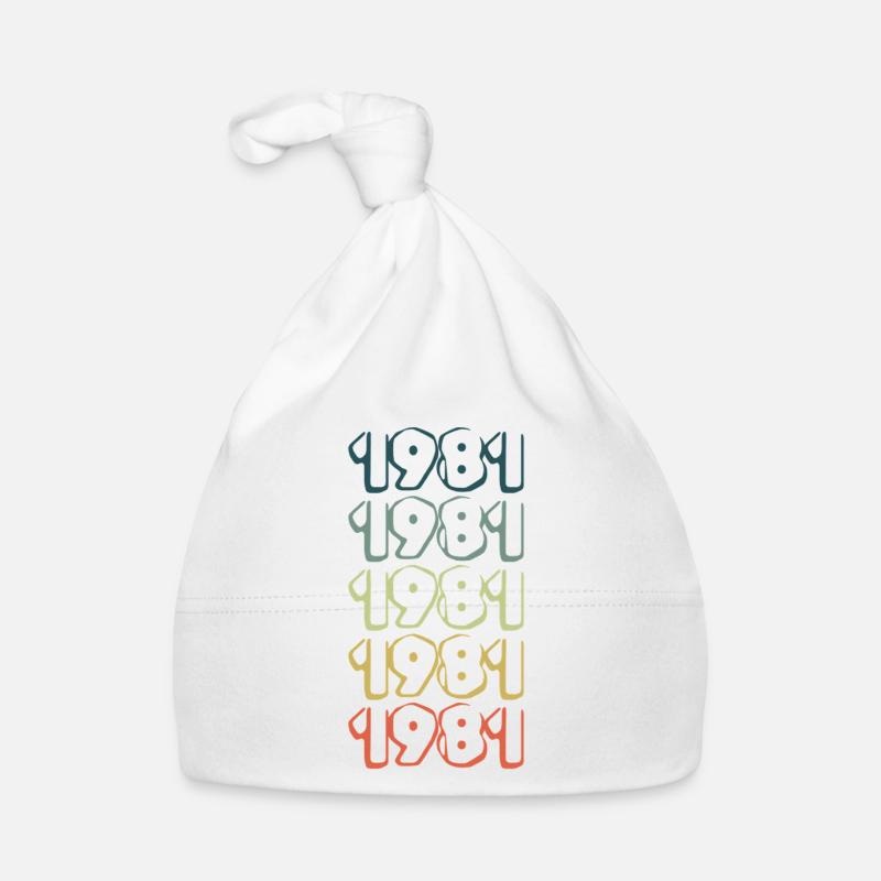 Année de naissance 1981 Bonnet bio Bébé