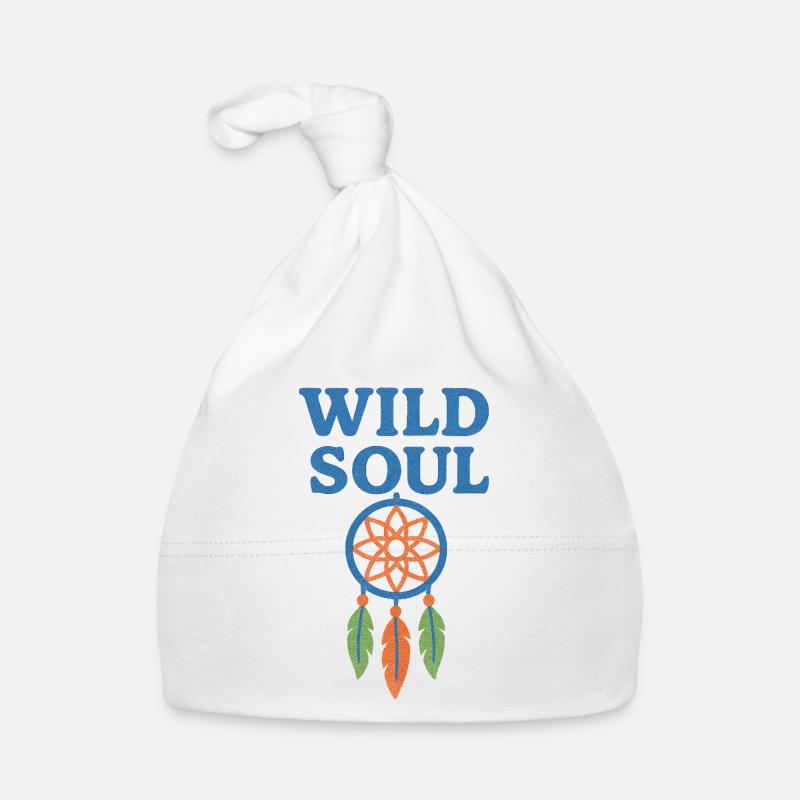 Wilde Seele Traumfänger Baby Bio-Mütze
