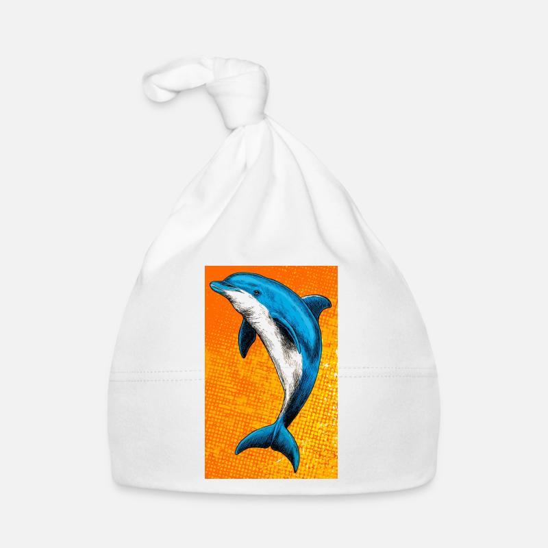 Delfin Baby Bio-Mütze