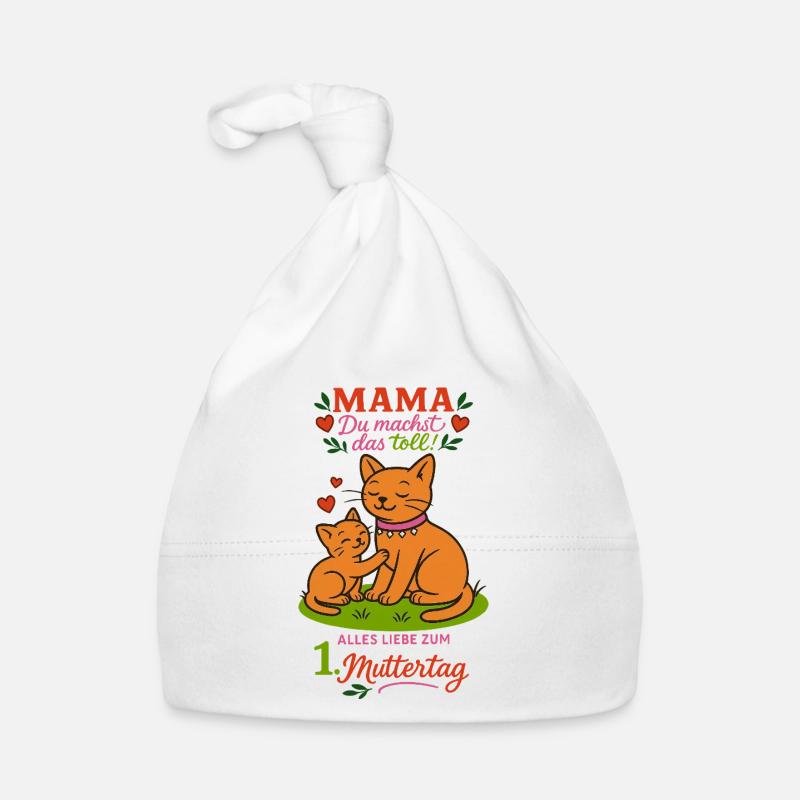 Mama, Du machst das toll – 1. Muttertag Baby Bio-Mütze
