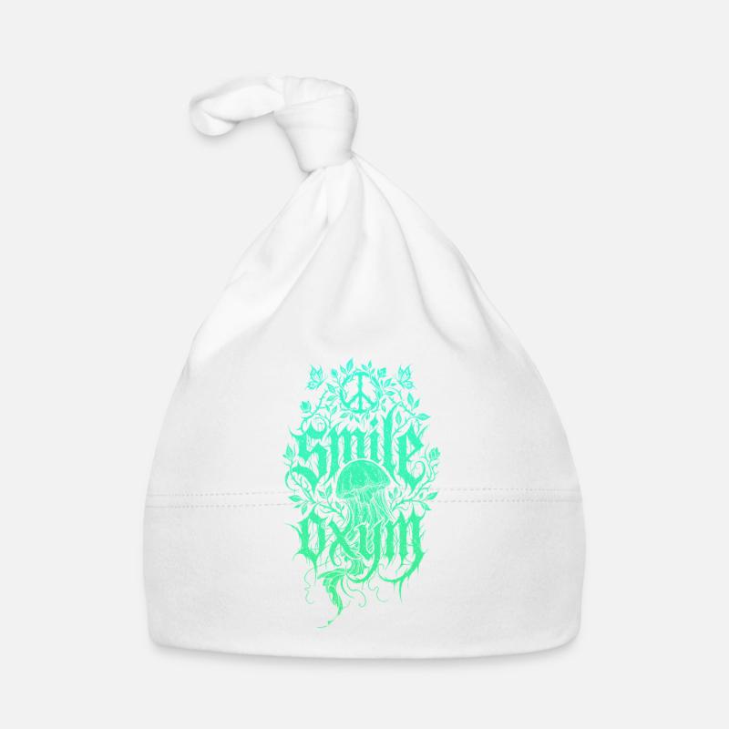 Glowing Algae Jellyfish Jungle Organic Baby Cap