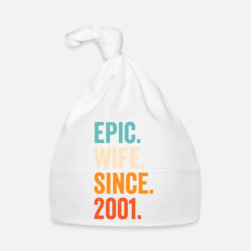 Épouse épique depuis 2001 Bonnet bio Bébé