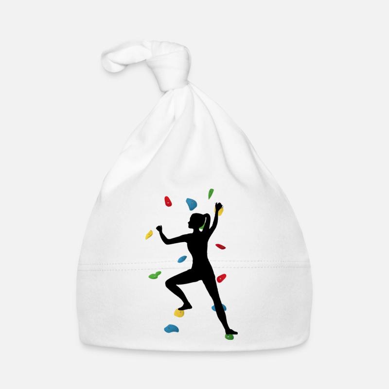 Climbing Wall Woman – Boulder Adventure Organic Baby Cap