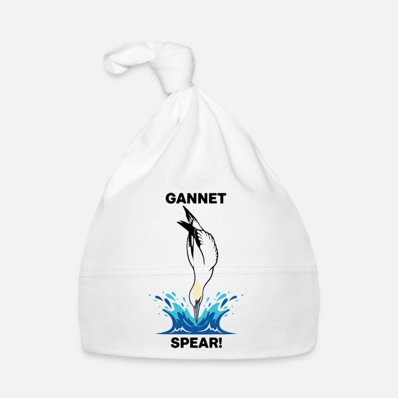 Fou de Bassan Plongeon Mer Spear Gannet Bonnet bio Bébé
