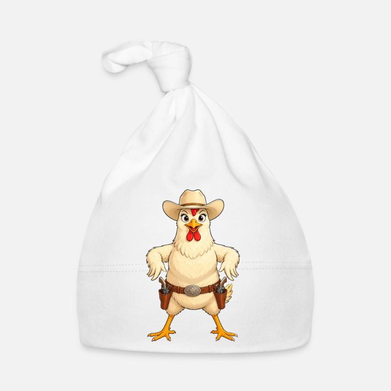 Poulet en position de l’Ouest Bonnet bio Bébé