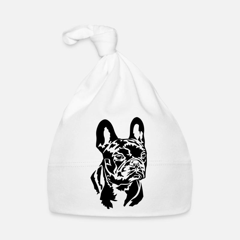 French Bulldog Baby Bio-Mütze