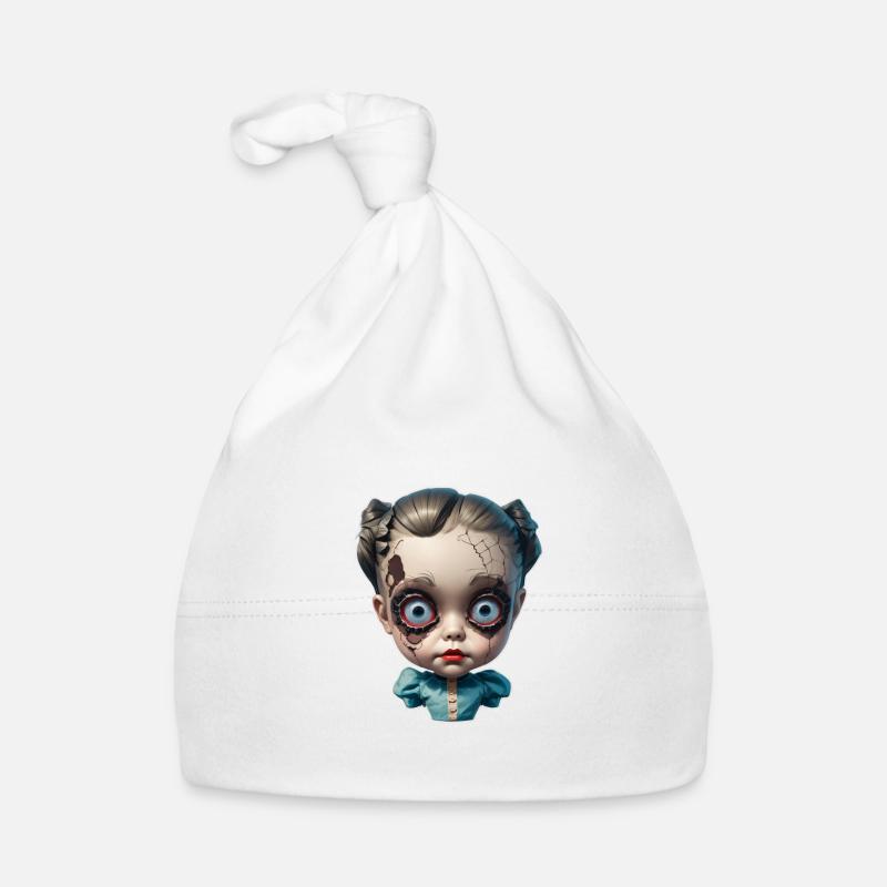 Poupée effrayante d’Halloween Bonnet bio Bébé