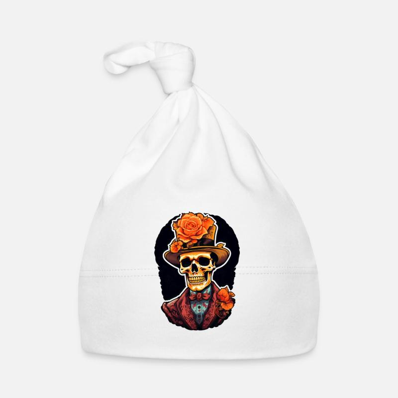 Skull Organic Baby Cap