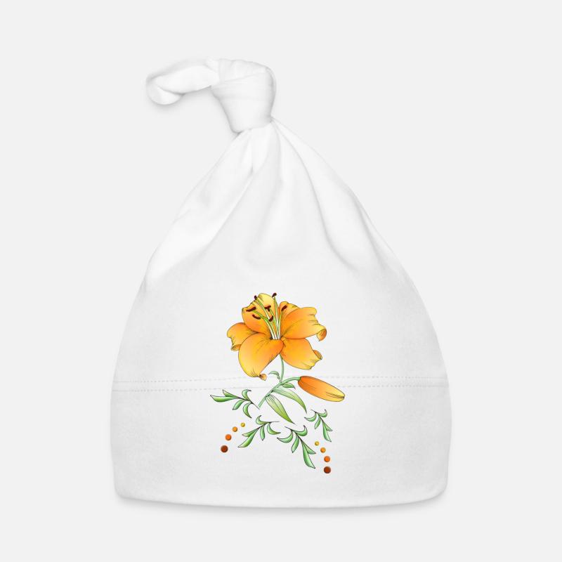 Blume1 Baby Bio-Mütze