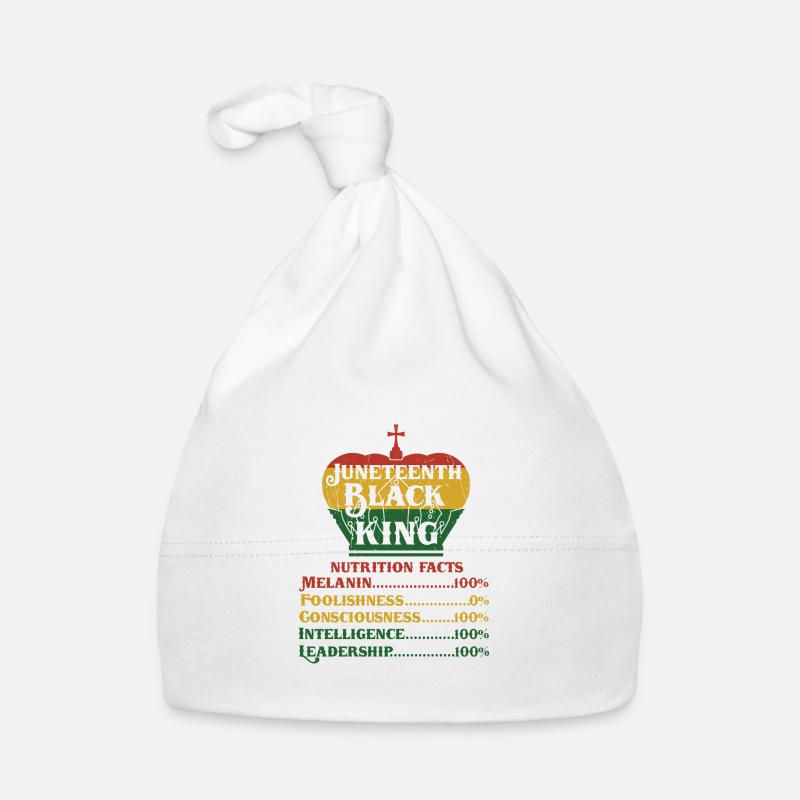 Juneteenth Black History Day Pride Gift Organic Baby Cap