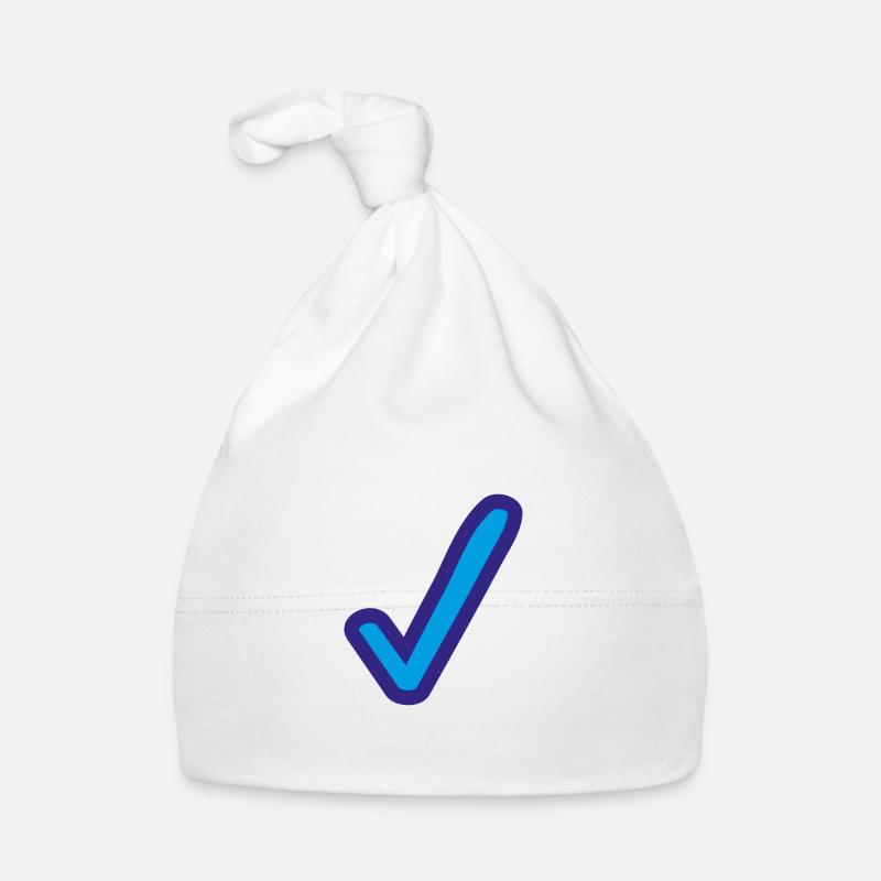 Blue check mark icon Organic Baby Cap