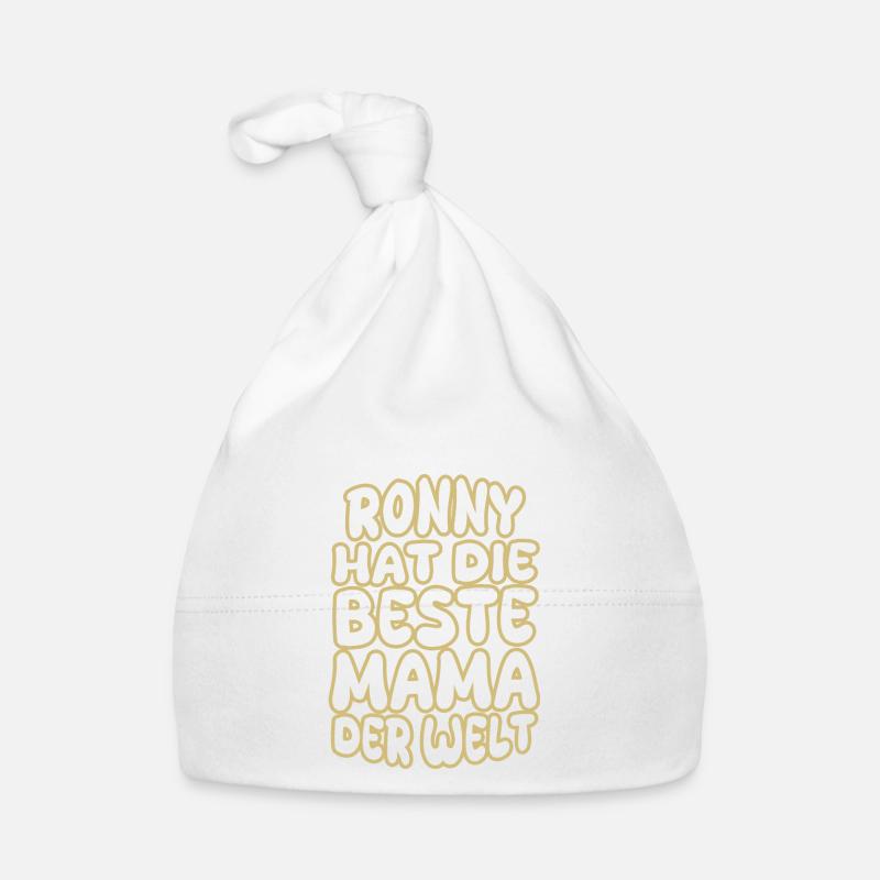 Ronny als Spruch Baby Bio-Mütze