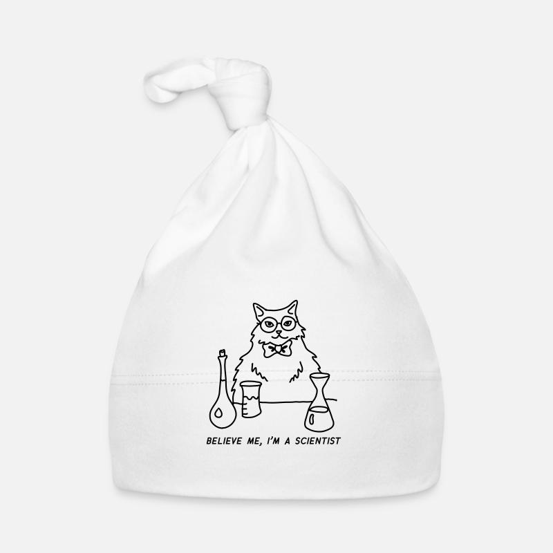 croyez-moi je suis un scientifique chat chimie phd Bonnet bio Bébé