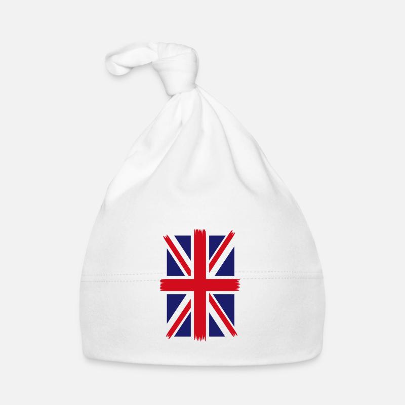 Drapeau du Royaume-Uni Drapeau de la Grande-Bretagne Drapeau de l’Union Jack United Bonnet bio Bébé