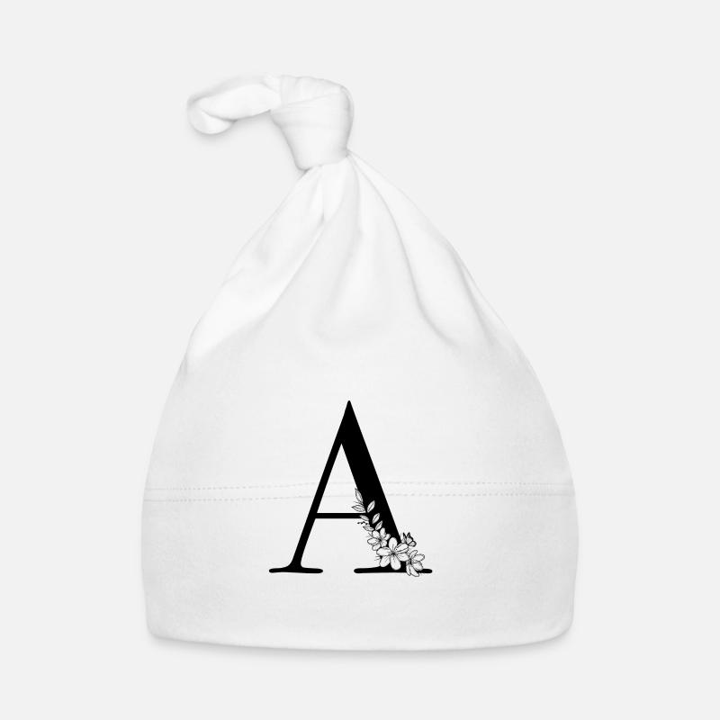 Buchstabe A Baby Bio-Mütze