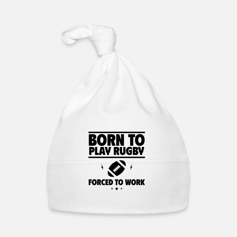 Born for rugby, forced to work Organic Baby Cap