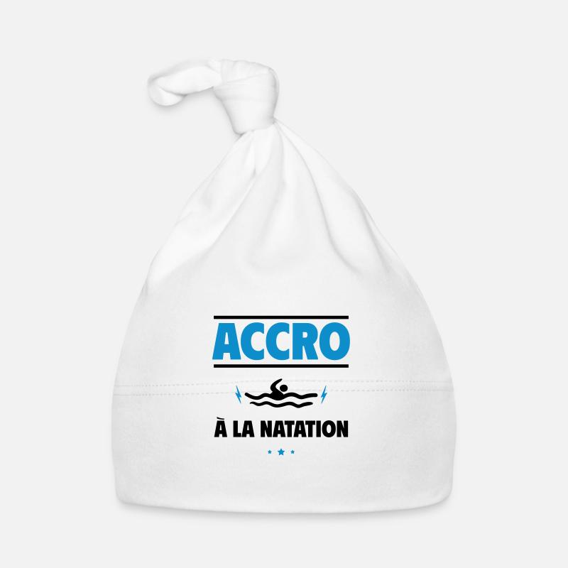 accro à la natation Bonnet bio Bébé