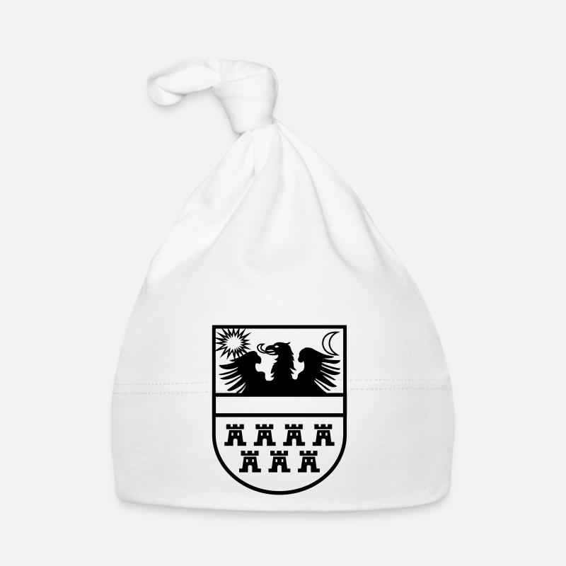 Wappen Siebenbürgen einfarbig Baby Bio-Mütze