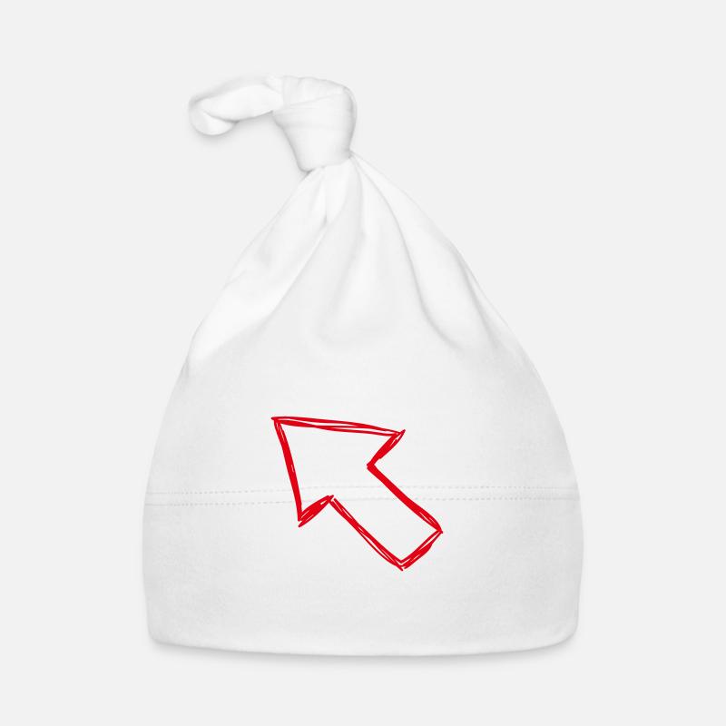 Direction Icon Guide de la flèche Bonnet bio Bébé
