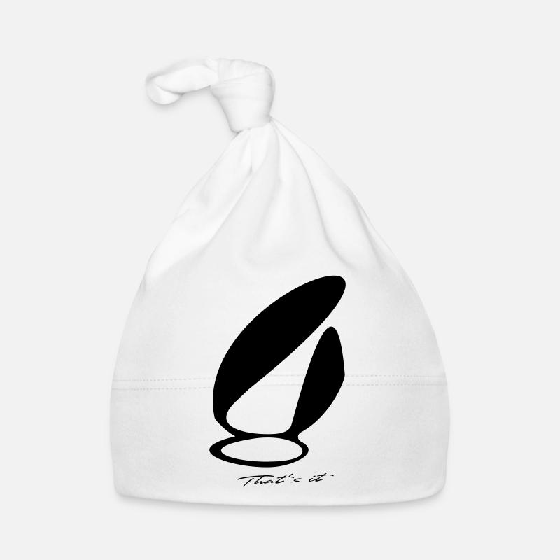 Easter Bunny, Happy Easter - Organic Baby Cap - white