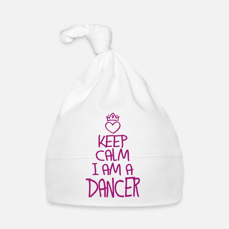 Keep Calm Dancer Cool Dancer Gift Organic Baby Cap