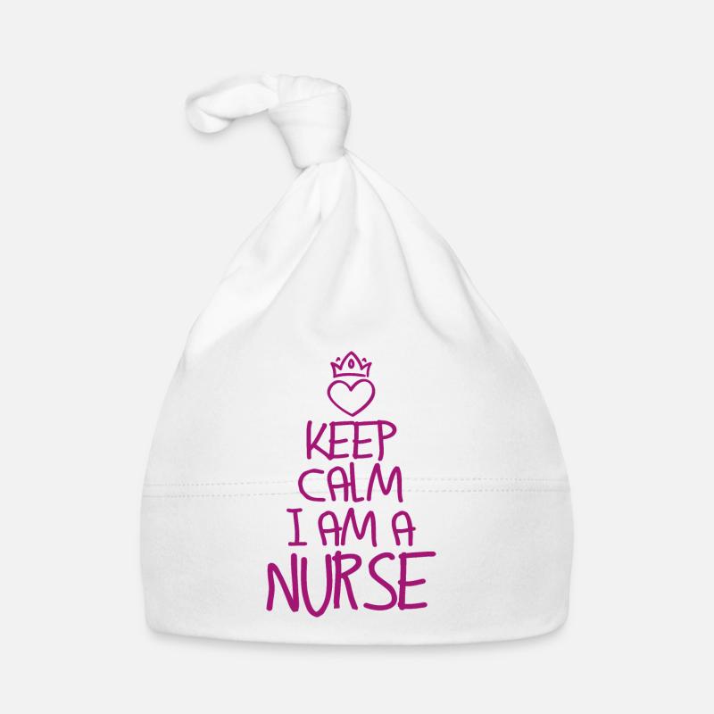 Infirmière Keep Calm Bonnet bio Bébé
