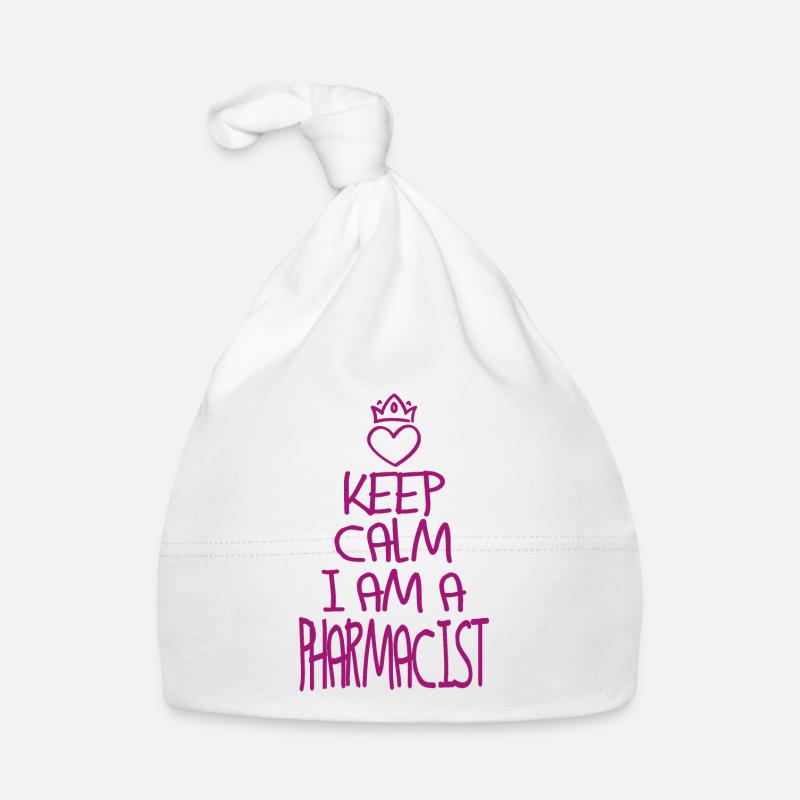 Keep Calm Apotheker cool Baby Bio-Mütze
