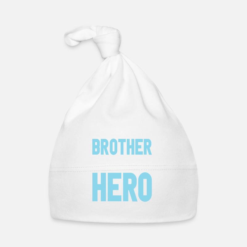 Bruder Limited Edition Spruch - Baby Bio-Mütze - Weiß