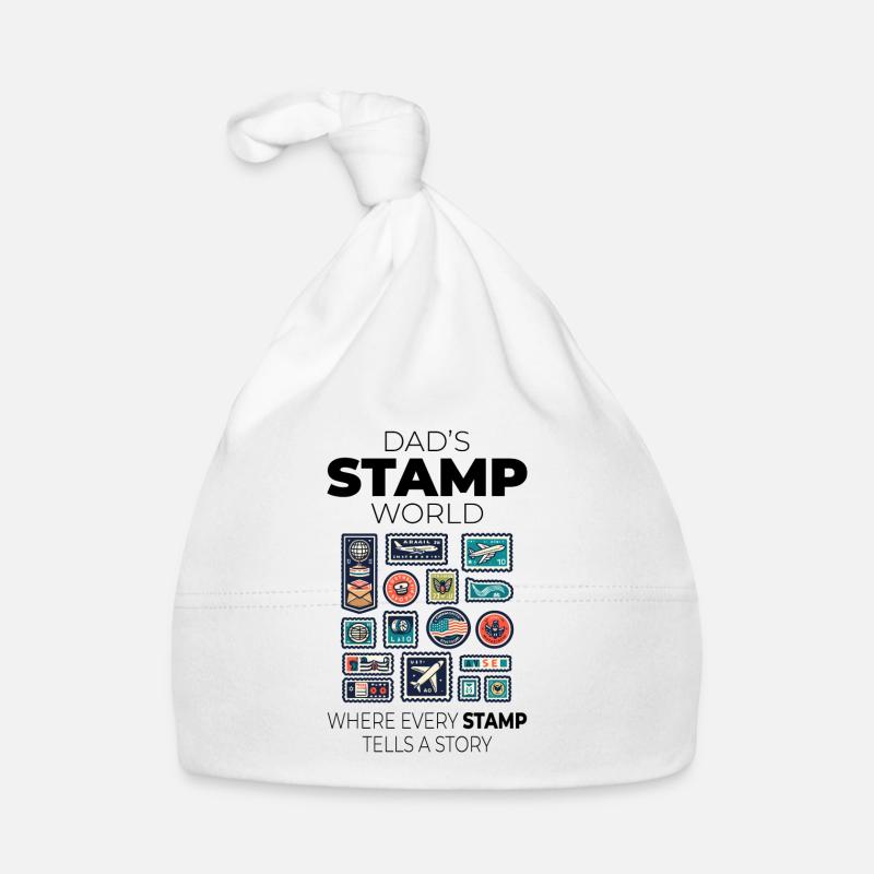 Timbres-poste d’époque Collectionneur de papa Bonnet bio Bébé