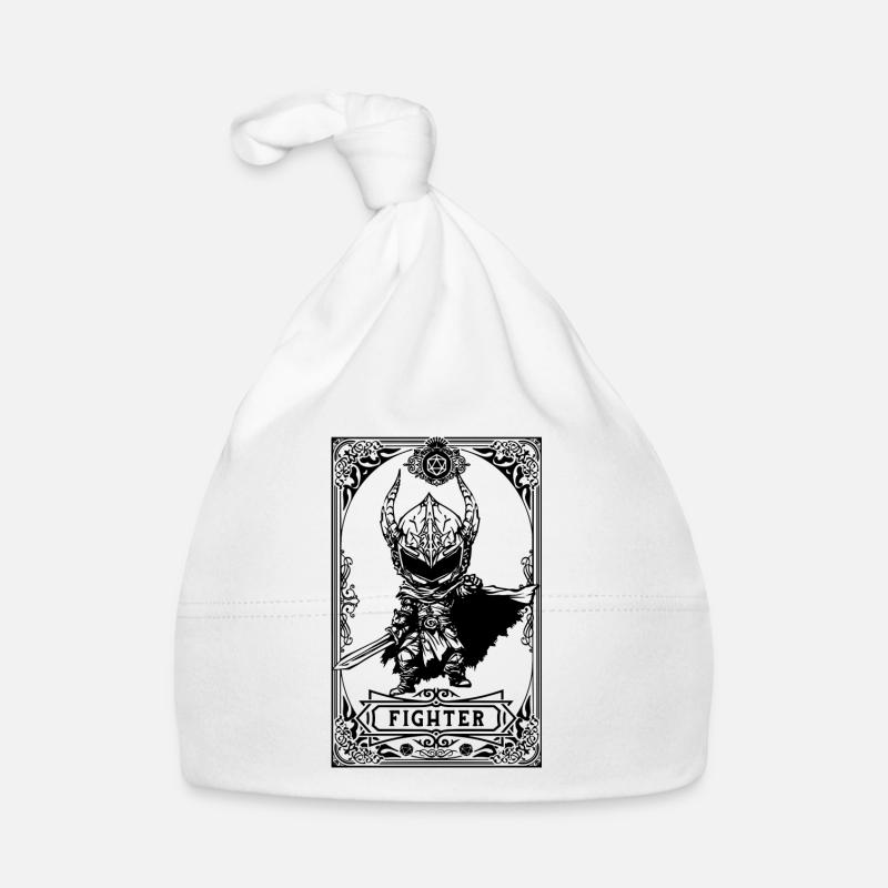 Kämpfer RPG Tarot Karte Chibi Baby Bio-Mütze