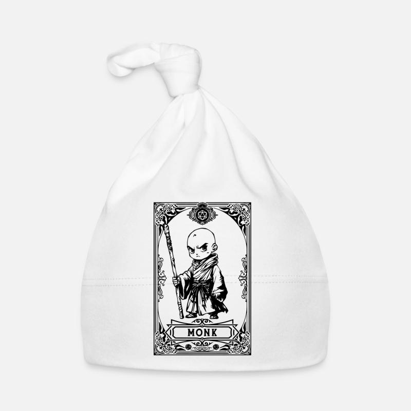 Monk RPG Tarot Card chibi Bonnet bio Bébé