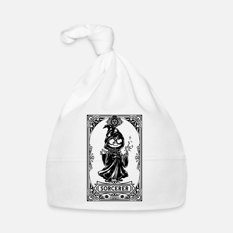 Sorcerer RPG Tarot Card chibi Organic Baby Cap