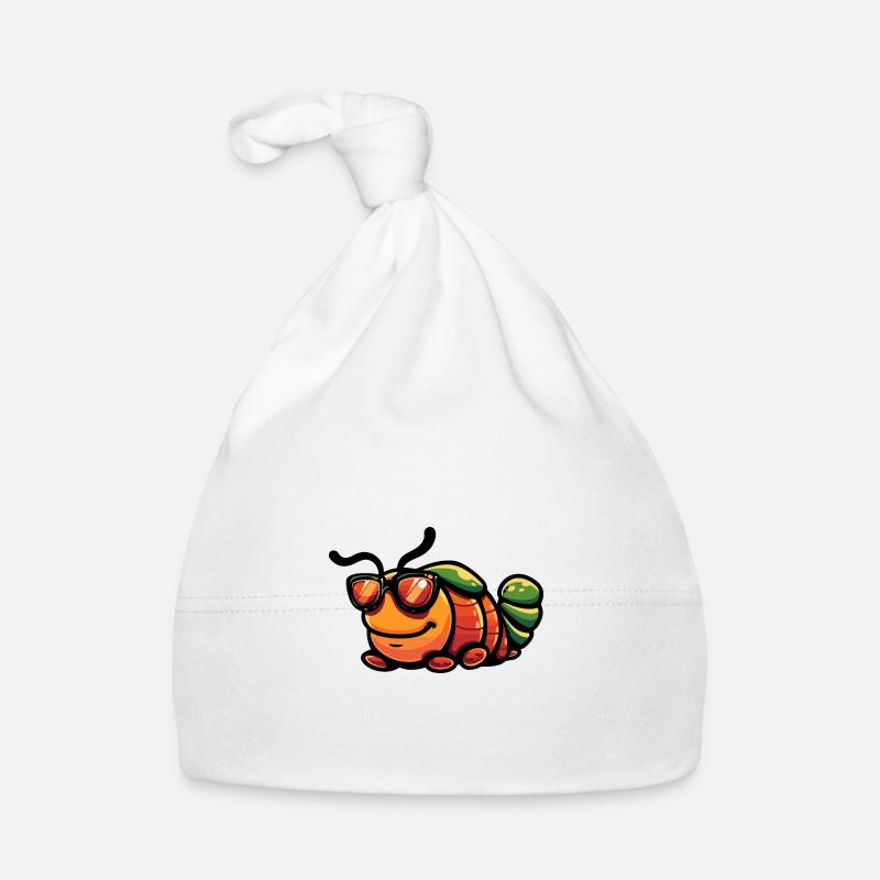 Worm Comic Cool Organic Baby Cap