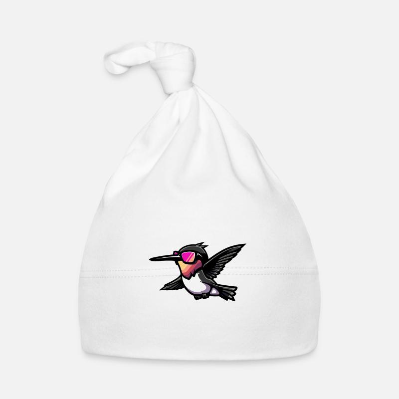 Hummingbird Bird Comic Cool Organic Baby Cap