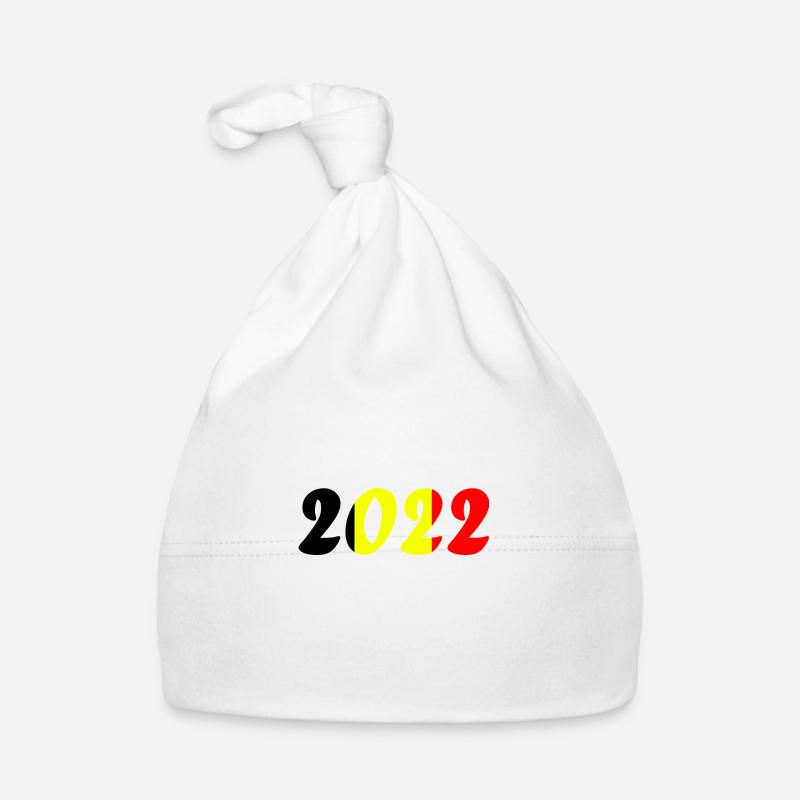 Équipe nationale de Belgique - Bonnet bio Bébé - blanc