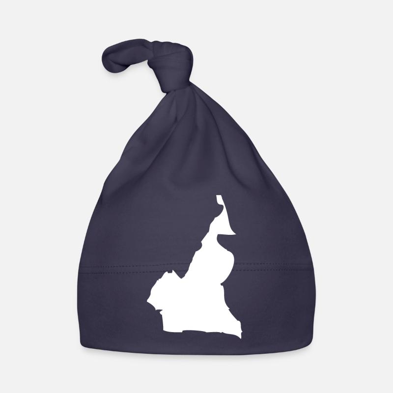 Cameroon map flag Organic Baby Cap