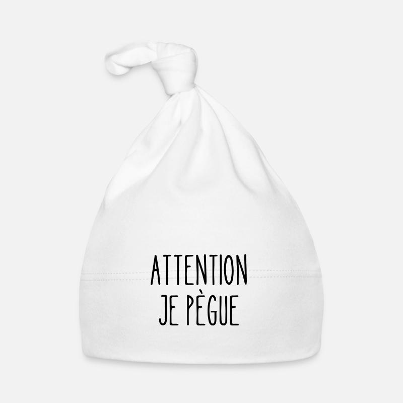 attention je pègue Bonnet bio Bébé