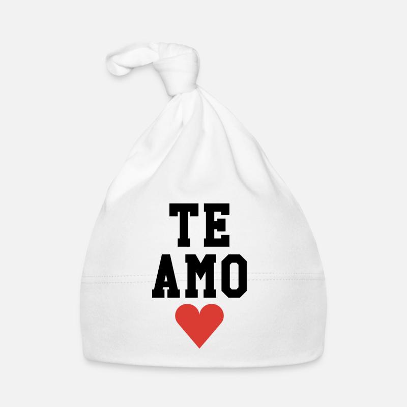 Te Amo Baby Bio-Mütze