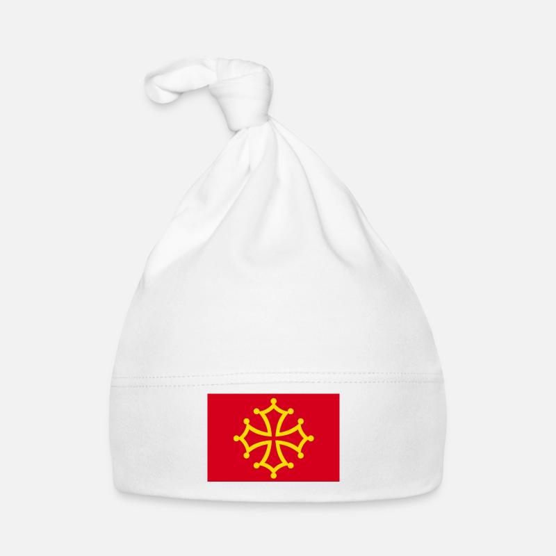 Occitany Cross - gift for Occitans Organic Baby Cap