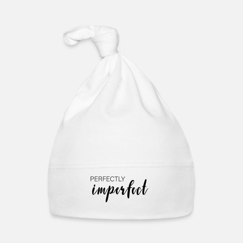 parfaitement imparfait - Bonnet bio Bébé - blanc