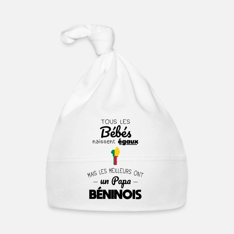 Bébés égaux meilleurs ont un papa Béninois Bonnet bio Bébé