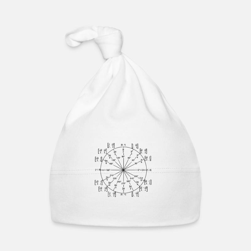 trigonometrie (einheitskreis) Baby Bio-Mütze