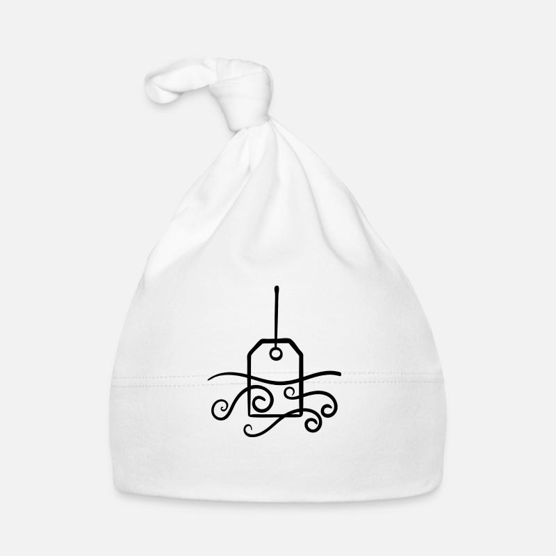 Teebeutel - Baby Bio-Mütze - Weiß