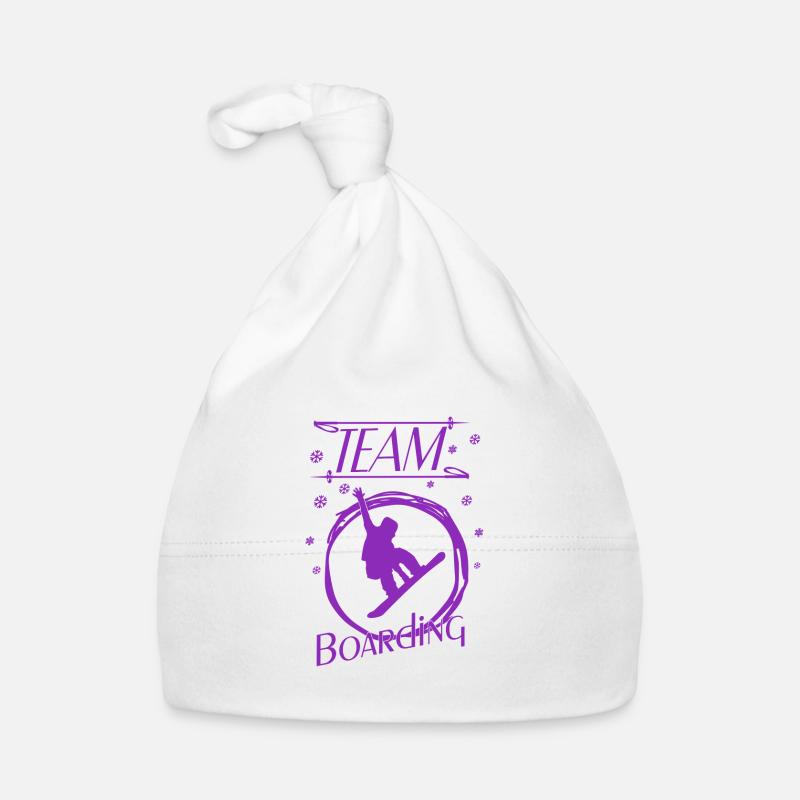Boarding Snowboarding Baby Bio-Mütze