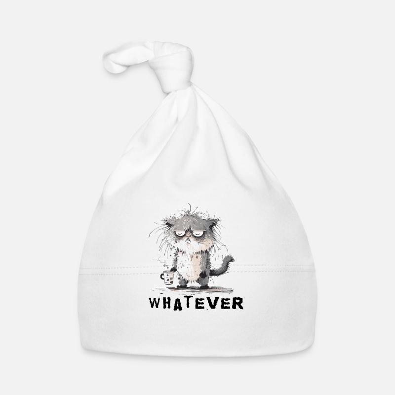 Mürrisch Katze Organic Baby Cap