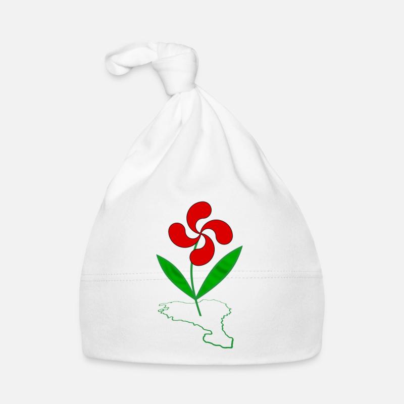 fleur basque Bonnet bio Bébé