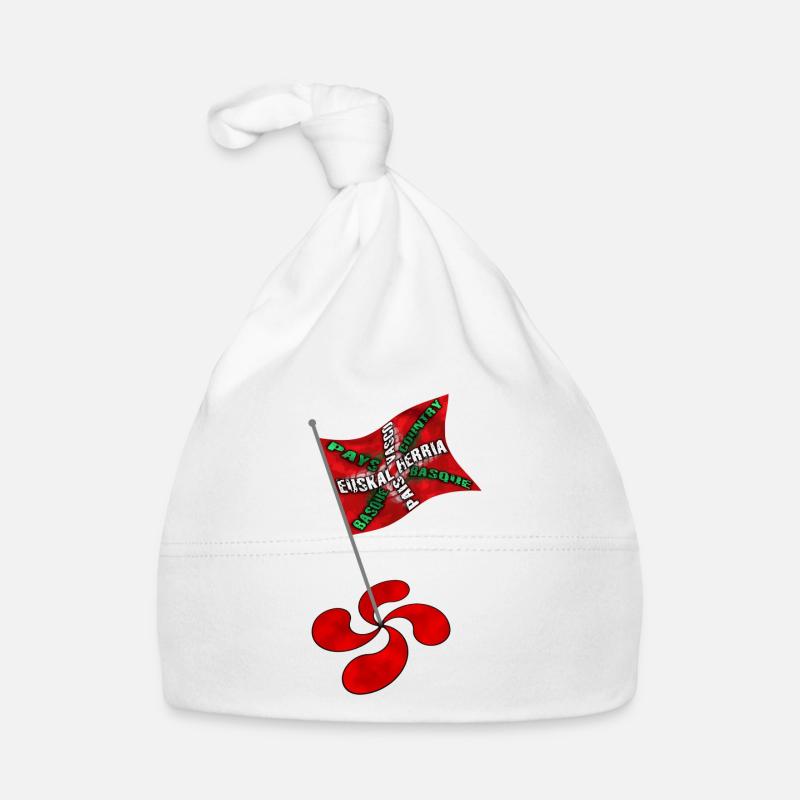 Basque flag Organic Baby Cap