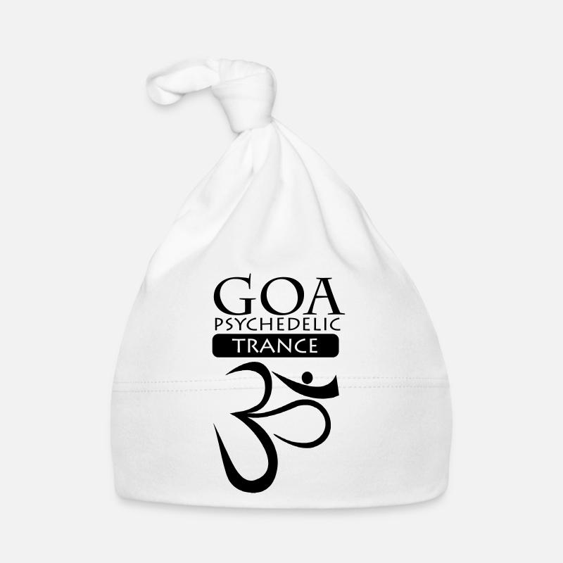 Goa Psychedelic Trance Logo Baby Bio-Mütze