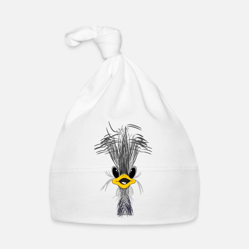 STRUZZO - Bonnet bio Bébé - blanc
